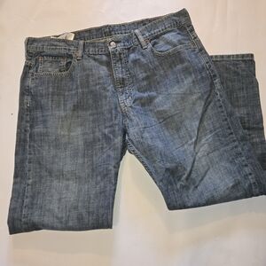 Levi's Blue Relaxed Fit Jeans with Cropped Length